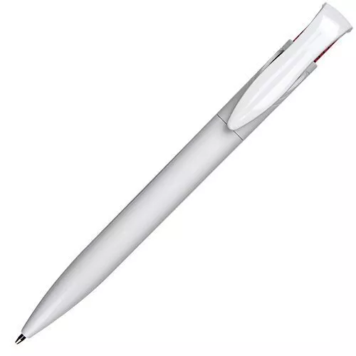 Długopis Fast, czerwony/biały (R73342.08)
