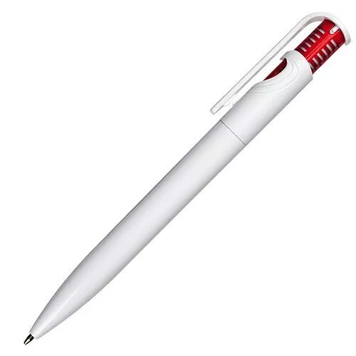 Długopis Fast, czerwony/biały (R73342.08) 1