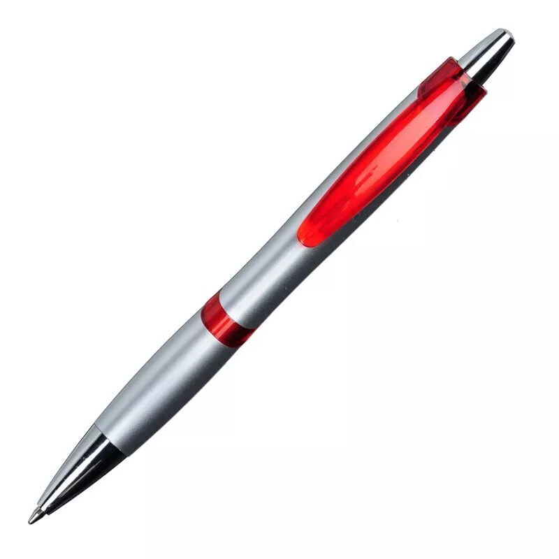 Długopis Fatso, czerwony/srebrny (R73386.08) 1