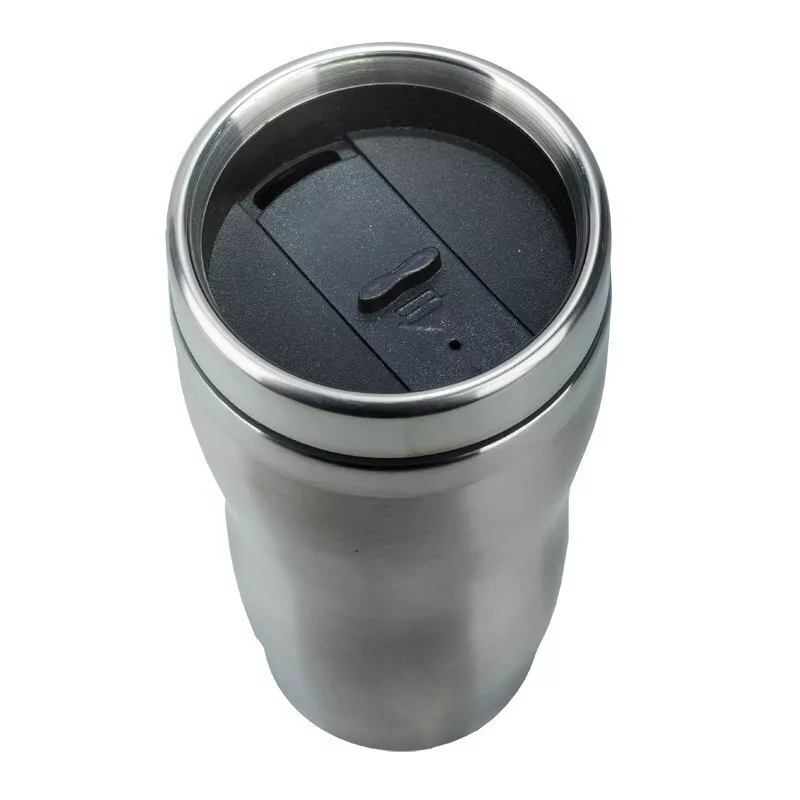 Kubek izotermiczny Sudbury 380 ml, srebrny/czarny (R08393) 1