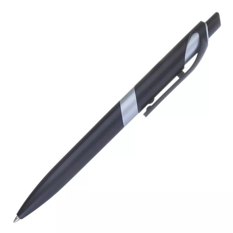 Długopis Marbella, srebrny/czarny (R73396.01)