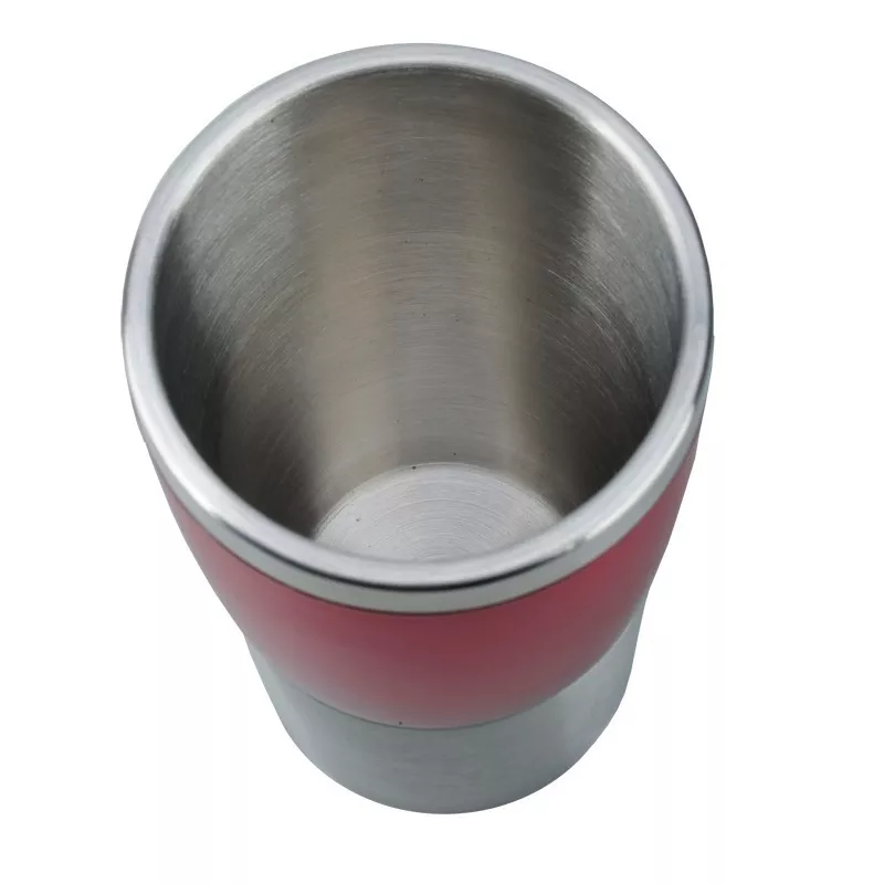 Kubek izotermiczny Resolute 380 ml, czerwony/srebrny (R08349.08) 1