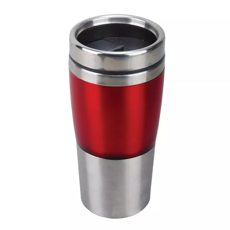 Kubek izotermiczny Resolute 380 ml, czerwony/srebrny (R08349.08) 3