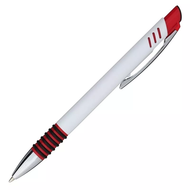 Długopis Joy, czerwony/biały (R04433.08) 2