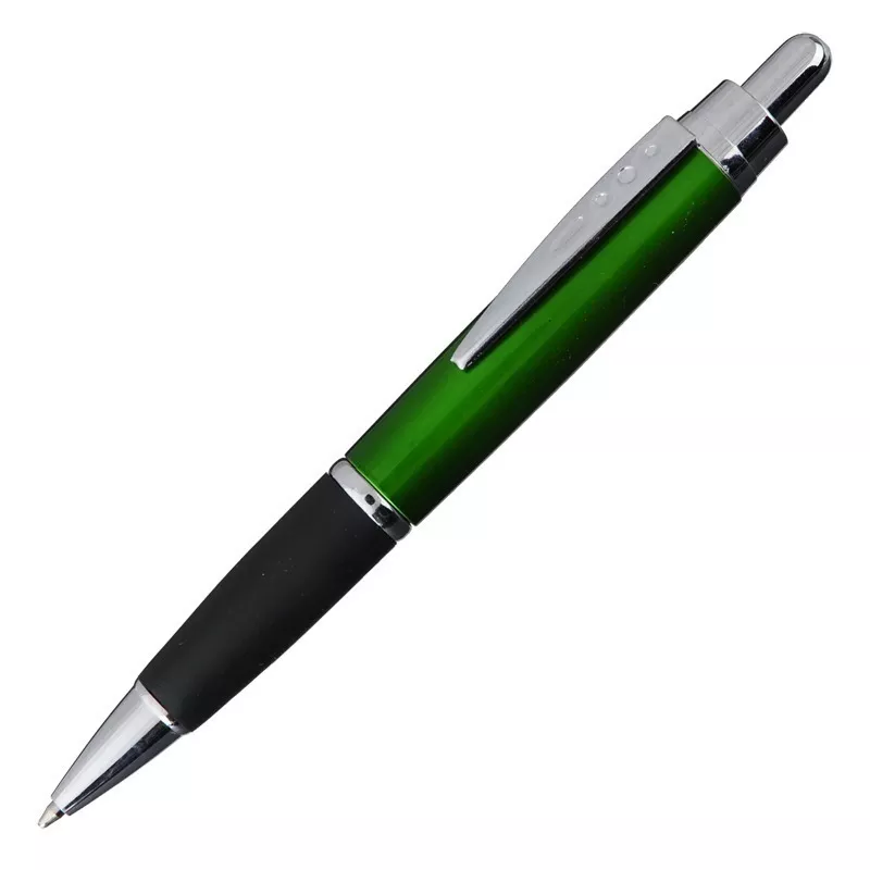 Długopis Comfort, zielony/czarny (R73352.05) 2