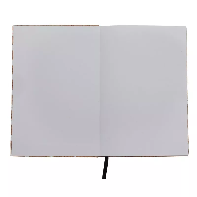 Notatnik 145x210/100k kratka Salamanca, brązowy/biały (R64222) 1