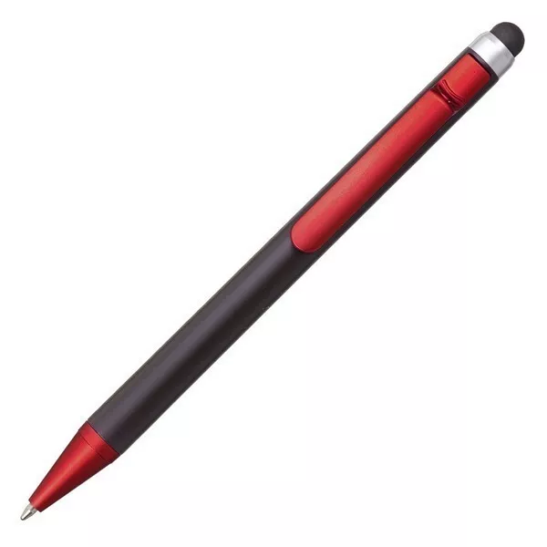 Długopis z rysikiem Amarillo, czerwony/czarny (R73385.08)