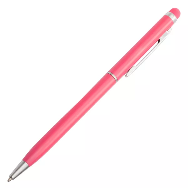 Długopis aluminiowy Touch Tip, różowy (R73408.33) 1
