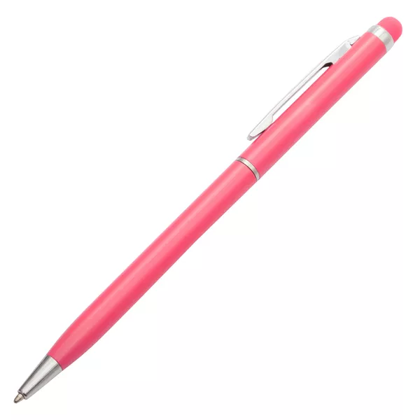 Długopis aluminiowy Touch Tip, różowy (R73408.33) 2