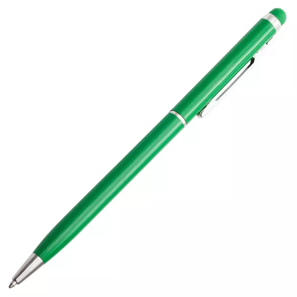 Długopis aluminiowy Touch Tip, zielony (R73408.05) 1