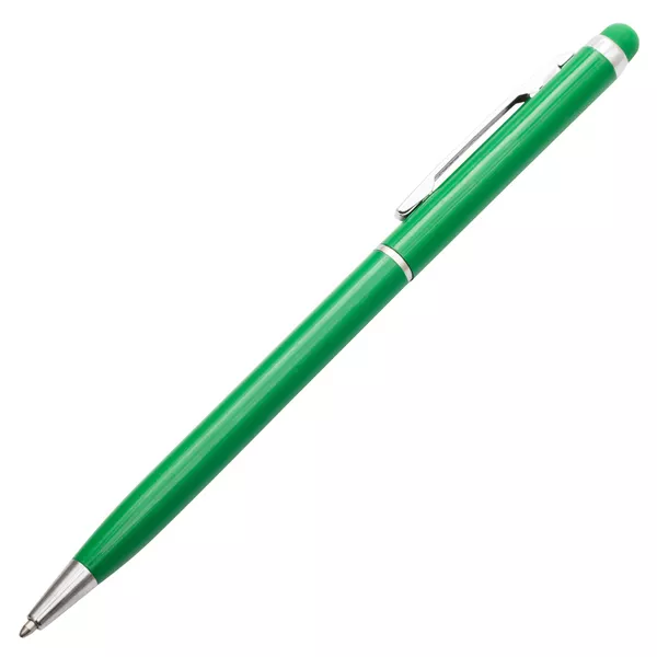 Długopis aluminiowy Touch Tip, zielony (R73408.05) 2
