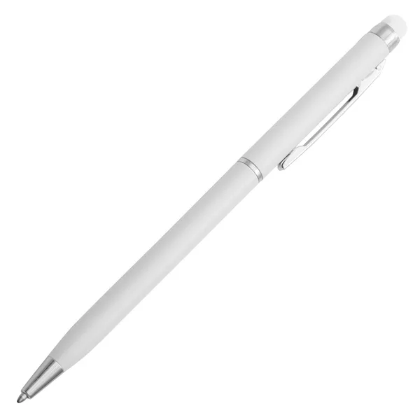 Długopis aluminiowy Touch Tip, biały (R73408.06)