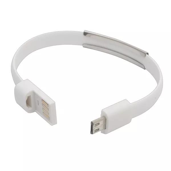 Bransoletka USB Bracelet, biały (R50189.06) 1