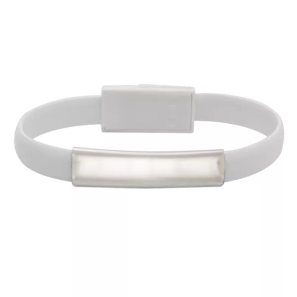 Bransoletka USB Bracelet, biały (R50189.06) 2