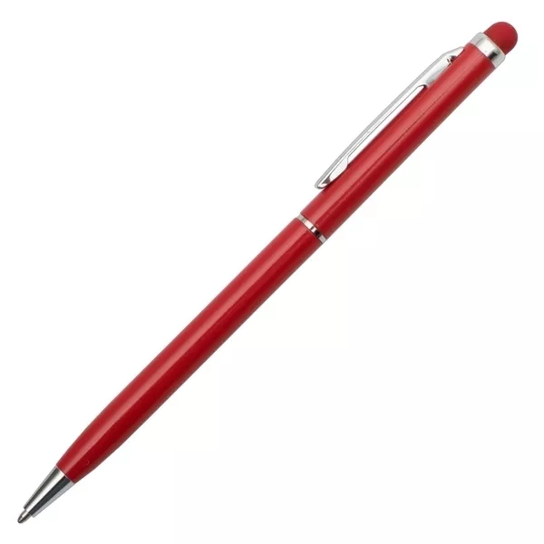 Długopis aluminiowy Touch Tip, ciemnoczerwony (R73408.81) 1