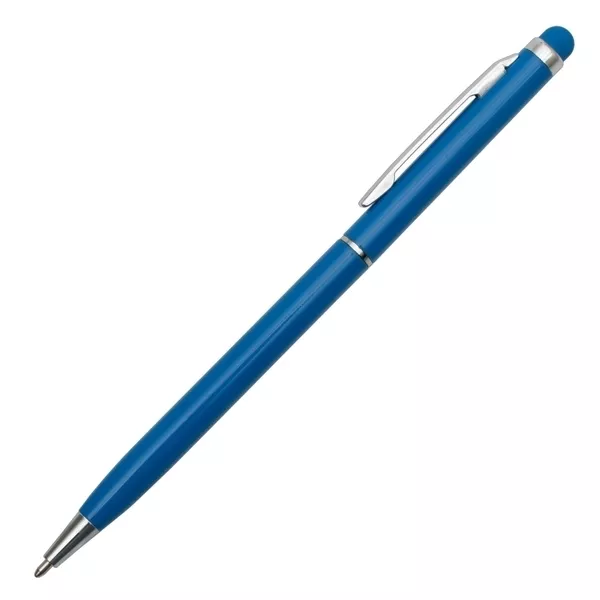 Długopis aluminiowy Touch Tip, jasnoniebieski (R73408.28) 1