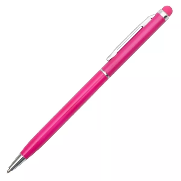 Długopis aluminiowy Touch Tip, magenta (R73408.34) 1