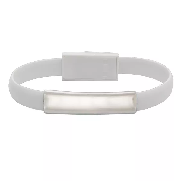 Bransoletka Wristlie USB typu C, biały (R50179.06)