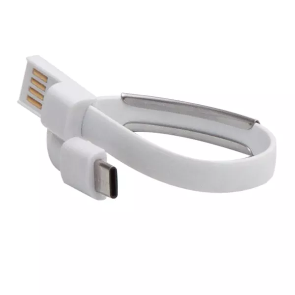 Bransoletka Wristlie USB typu C, biały (R50179.06) 1
