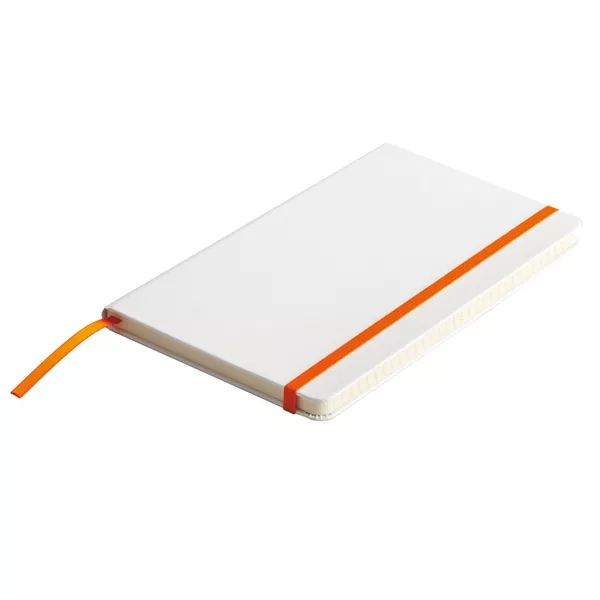 Notatnik Carmona 130x210/80k linia, pomarańczowy/biały (R64241.15) 3