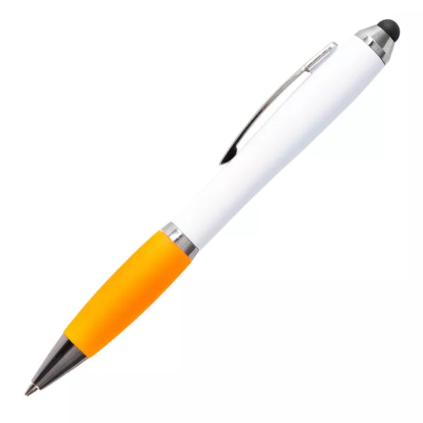 Długopis dotykowy San Rafael, pomarańczowy/biały (R73413.15)